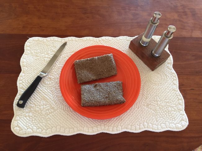 Flaxseed Flatbread from the Celiac Doctor